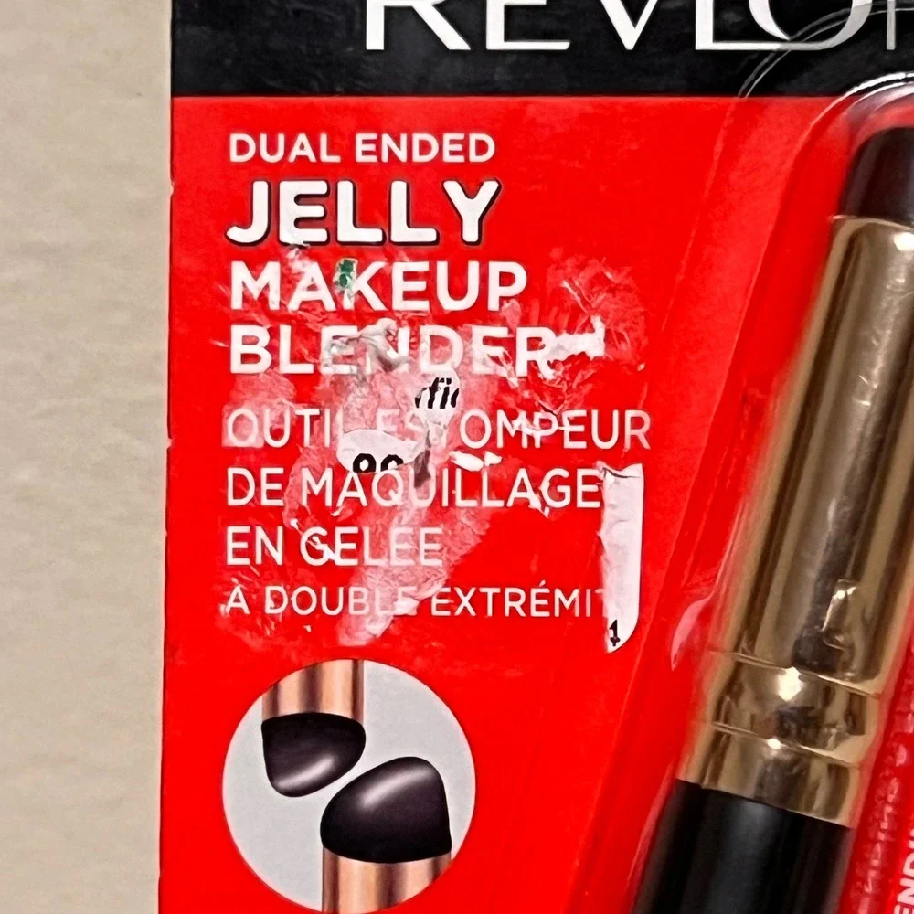 Revlon 26426 Dual Ended Jelly Makeup Blender Gold New NIP Hygienic Beauty Tool